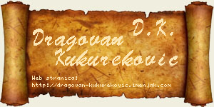 Dragovan Kukureković vizit kartica